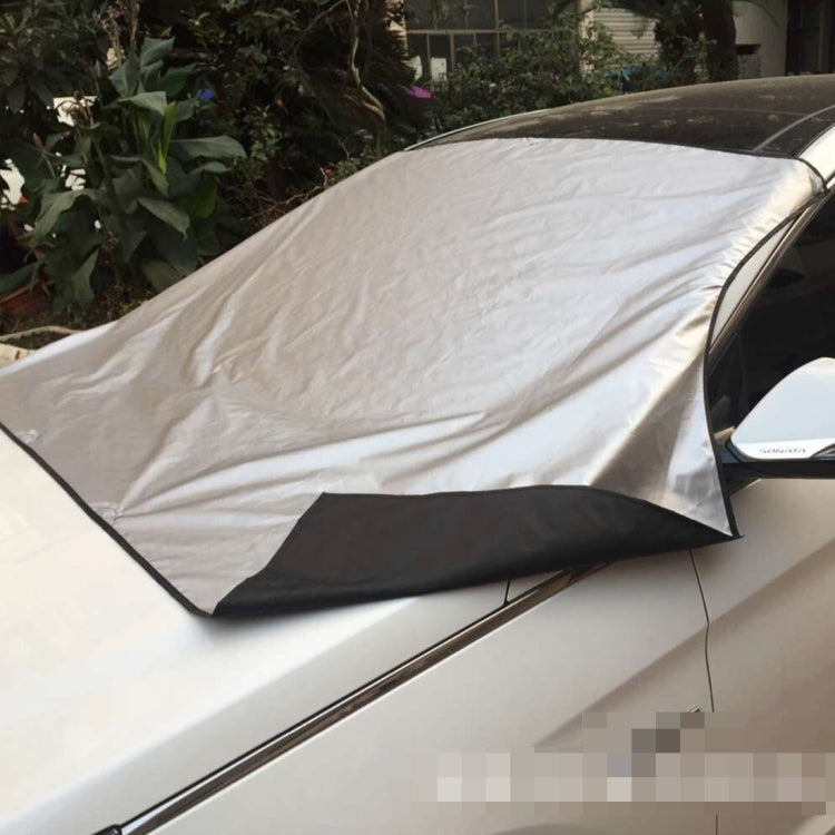 Magnetic Car Front Windshield Car Snow Block / Frost Block Cover Winter Car Snow Shield Cover Auto Front Windscreen / Rain / Frost / Sunshade Auto Snow Shield, Size: 210 x 120cm - Aluminum Film PEVA by buy2fix | Online Shopping UK | buy2fix