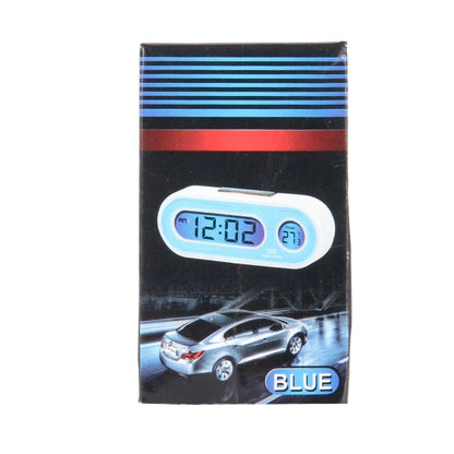 Multi-Function Digital Temperature Thermometer Clock LCD Monitor Battery Meter Detector Display - In Car by buy2fix | Online Shopping UK | buy2fix