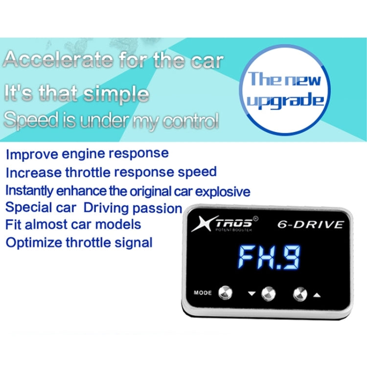 TROS TS-6Drive Potent Booster Electronic Throttle Controller for before 2014 Ford Everest - Car Modification by TROS | Online Shopping UK | buy2fix