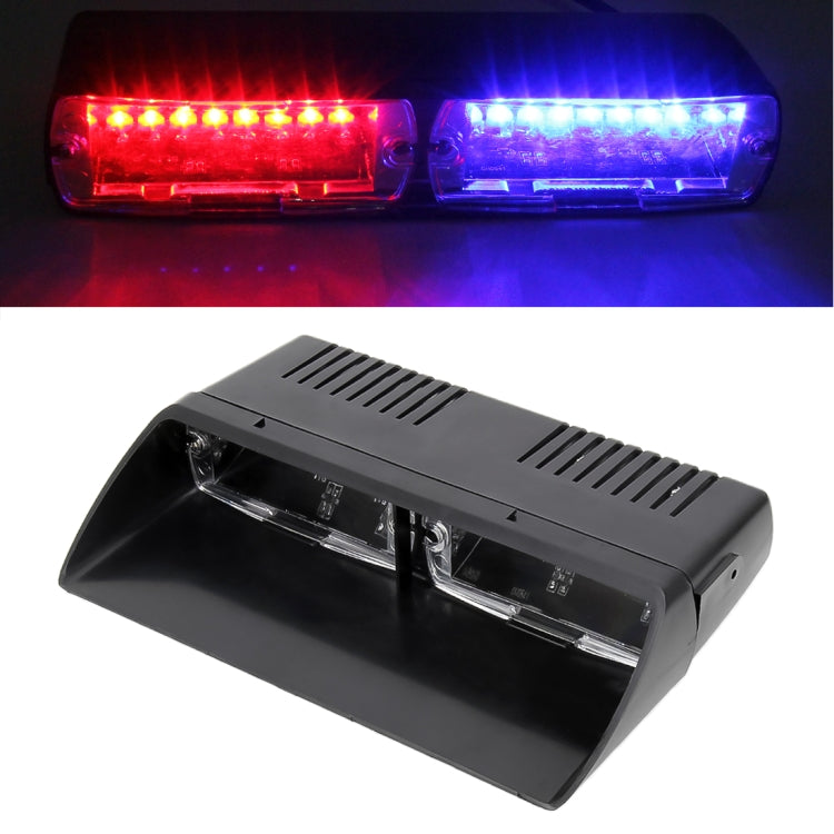 DC 12V 4.2W 16LEDs Crystal Lamp Beads Car Windshield Warning Lamp 18 Flash Patterns(Adjustable) - Warning Lights by buy2fix | Online Shopping UK | buy2fix