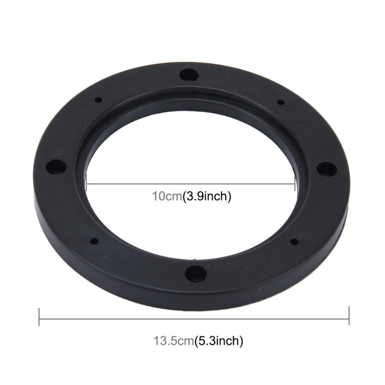 2 PCS 4 inch Car Auto ABS Loudspeaker Base Protection Hollow Cover Holder Mat, Inner Diameter: 10cm - In Car by buy2fix | Online Shopping UK | buy2fix