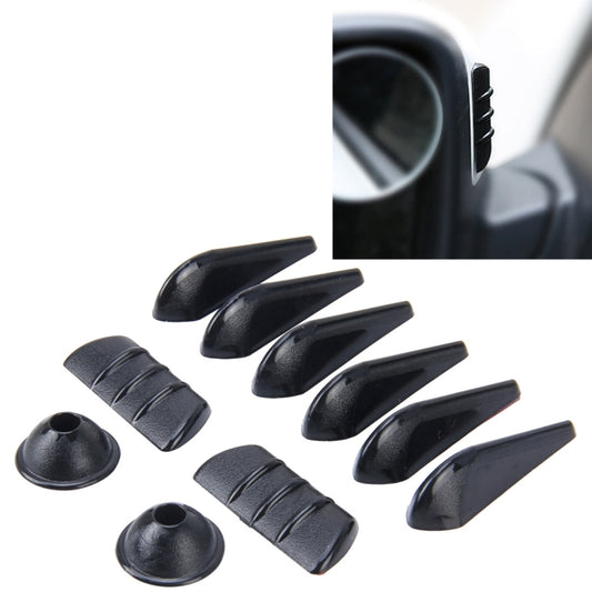 10 PCS Car Exterior Rubber Noise-cancelling Airflow-adjusting Kit - Decorative Sticker by buy2fix | Online Shopping UK | buy2fix