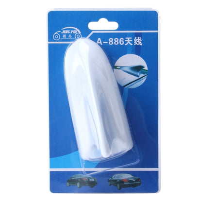 A-886 Car Auto Shark Fin Dome Antenna Decoration for Honda Buick Nissan Hyundai Toyota Volkswagen Mazda(White) - Aerials by buy2fix | Online Shopping UK | buy2fix