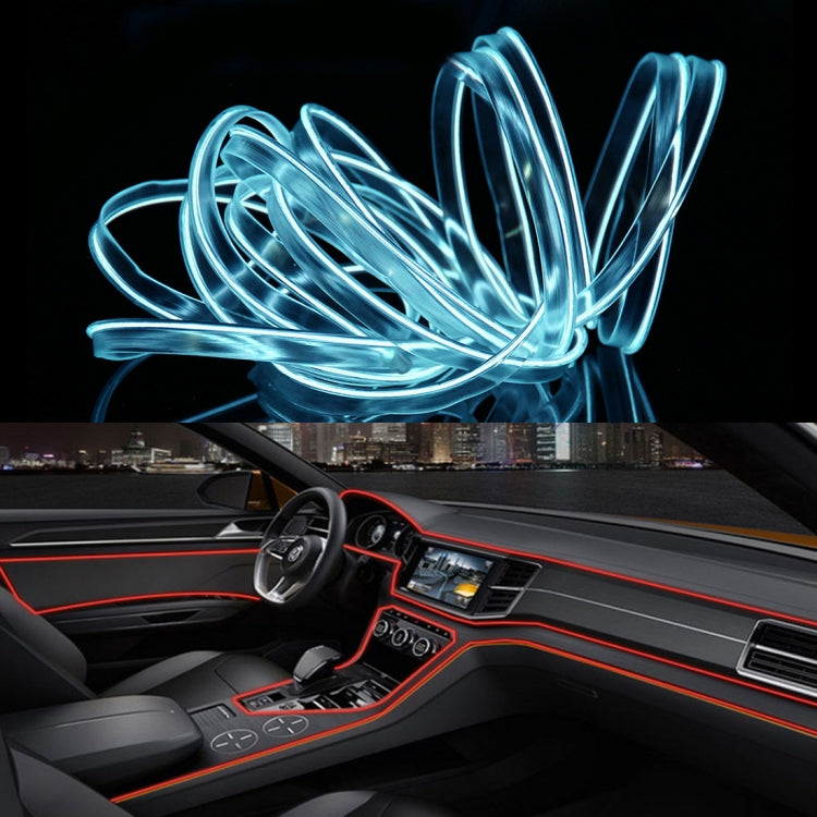 4m Cold Light Flexible LED Strip Light For Car Decoration(Ice Blue Light) - Atmosphere lights by buy2fix | Online Shopping UK | buy2fix