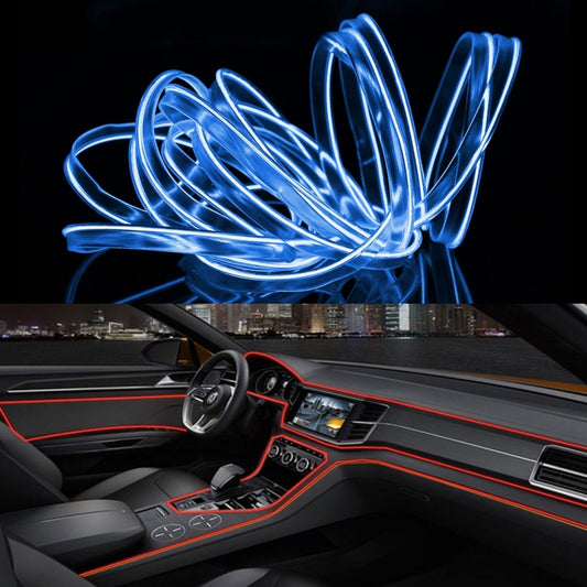 4m Cold Light Flexible LED Strip Light For Car Decoration(Blue Light) - Atmosphere lights by buy2fix | Online Shopping UK | buy2fix