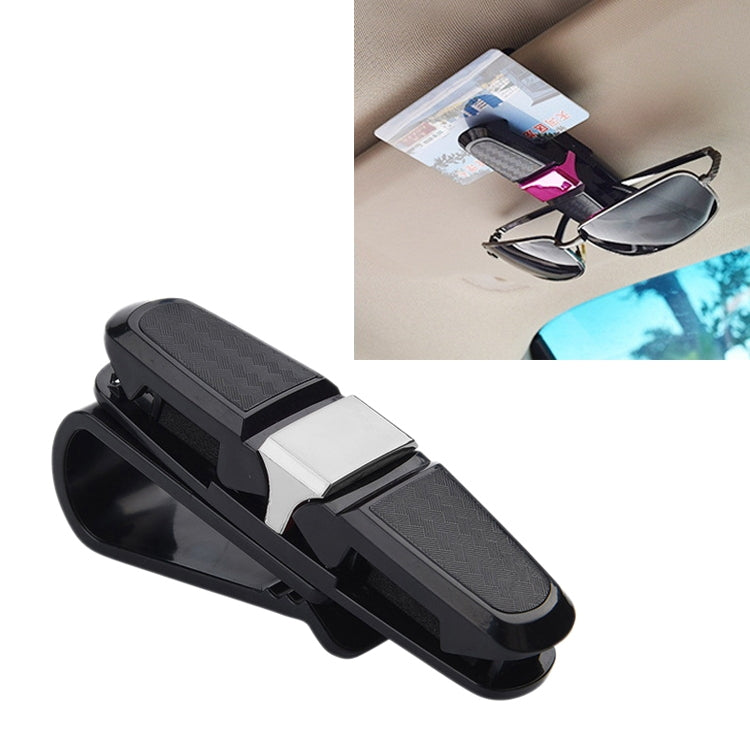 Vehicle Mounted Glasses Clip Car Eyeglass Bill Holder, Package: OPP Bag(Silver) - Sunglasses & Glasses Clips by buy2fix | Online Shopping UK | buy2fix