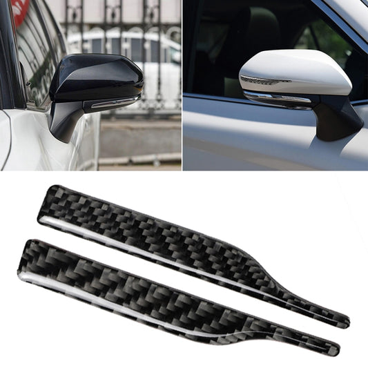 2 PCS Car Carbon Fiber Rearview Mirror Anti-collision Strip Protection Guards Trims Stickers for Toyota Eighth Generation Camry 2018-2019 - Anti Collision Sticker by buy2fix | Online Shopping UK | buy2fix