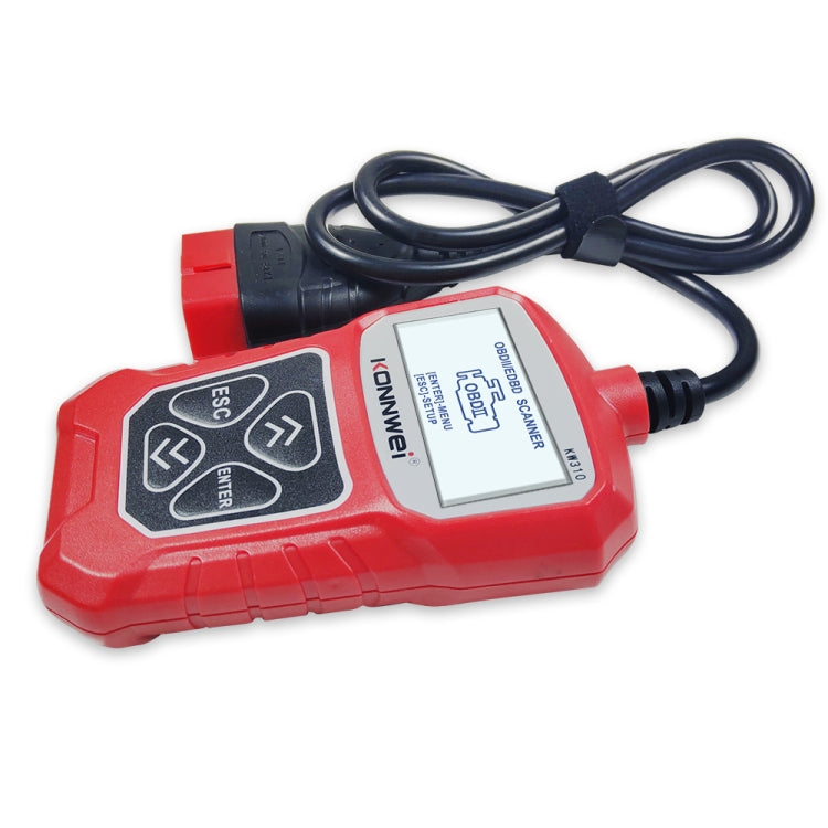 KONNWEI KW310 OBD Car Fault Detector Code Reader ELM327 OBD2 Scanner Diagnostic Tool(Red) - Code Readers & Scan Tools by KONNWEI | Online Shopping UK | buy2fix