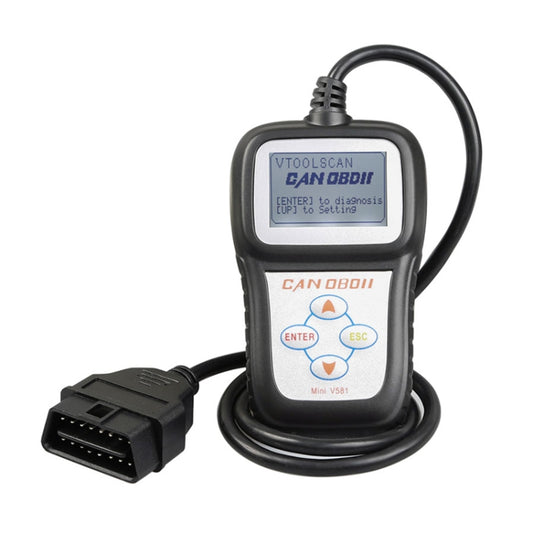 V851 Car Mini Code Reader OBD2 Fault Detector Diagnostic Tool - In Car by buy2fix | Online Shopping UK | buy2fix