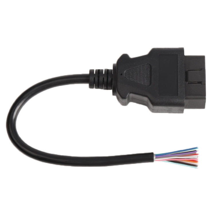 16PIN Male OBD Cable Opening Line OBD 2 Extension Cable for Car Diagnostic Scanner, Cable Length: 30cm - In Car by buy2fix | Online Shopping UK | buy2fix