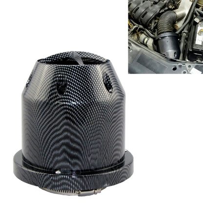 XH-UN005 Car Universal Modified High Flow Mushroom Head Style Intake Filter for 76mm Air Filter (Carbon Fiber Black) - In Car by buy2fix | Online Shopping UK | buy2fix