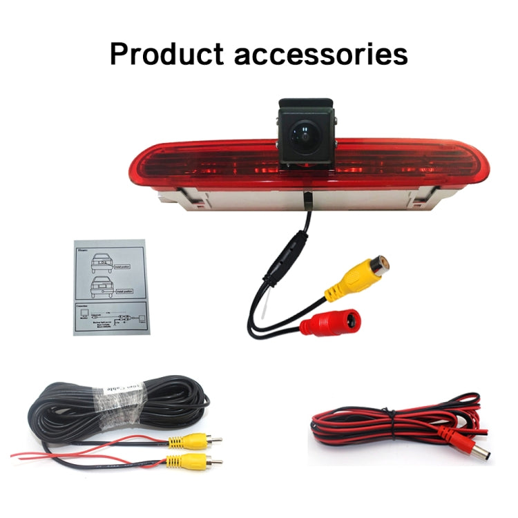 PZ472 Car Waterproof 170 Degree Brake Light View Camera for Fiat / Opel - In Car by buy2fix | Online Shopping UK | buy2fix