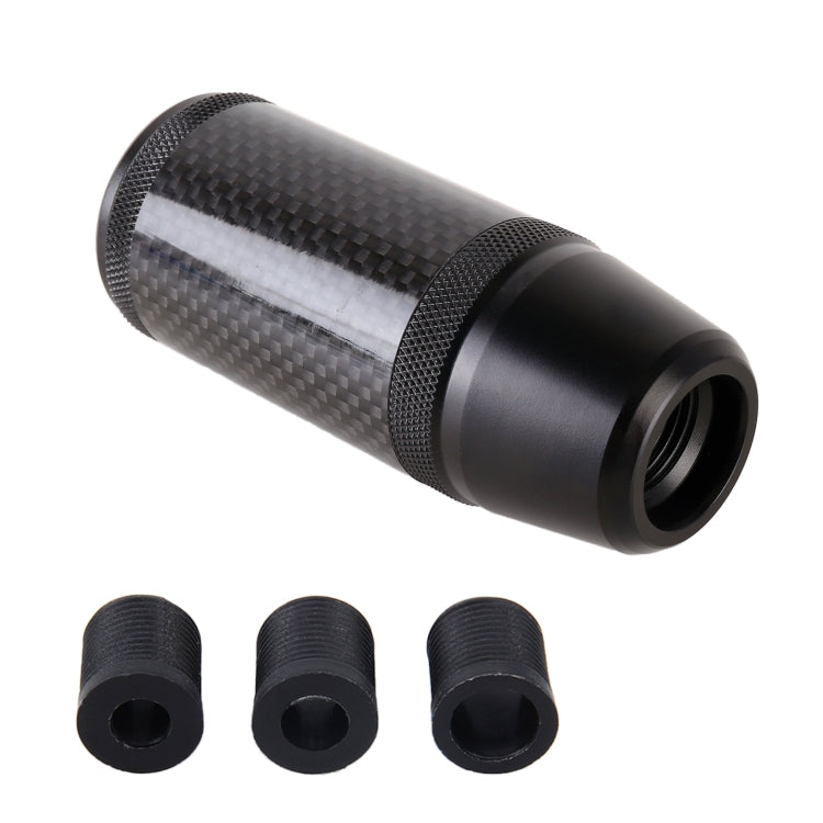 Universal Car Carbon Fiber Metal Gear Shift Knob - In Car by buy2fix | Online Shopping UK | buy2fix