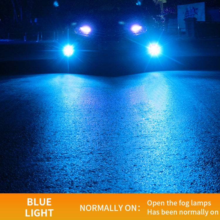 1 Pair 9006 27W / DC12V Car Aluminum Alloy LED Headlight (Blue Light) - In Car by buy2fix | Online Shopping UK | buy2fix