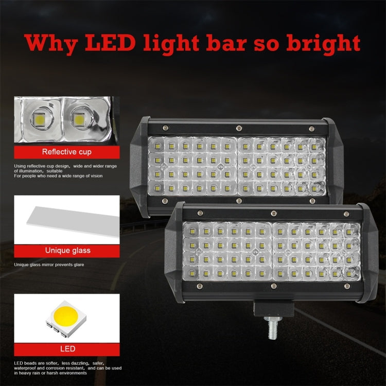 D0039 28W 10-30V DC 6000K 7 inch 40 LEDs Offroad Truck Car Driving Light Work Light Spotlight Fog Light - In Car by buy2fix | Online Shopping UK | buy2fix