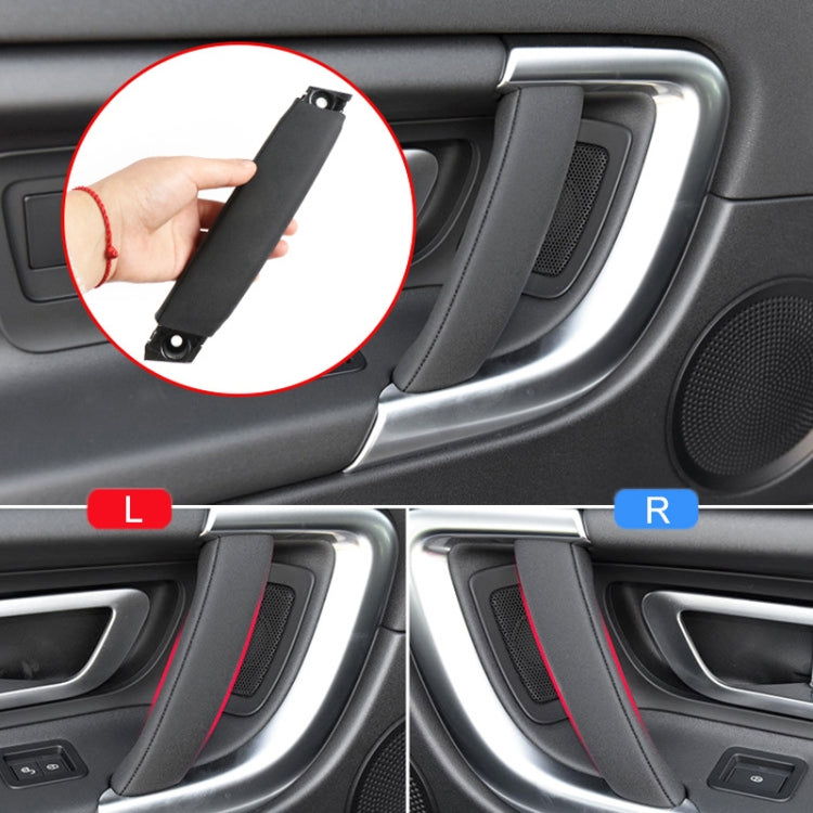 For Land Rover Discovery 2015-2019 Car Leather Texture Inside Door Right Handle LR076163, Left Driving - In Car by buy2fix | Online Shopping UK | buy2fix