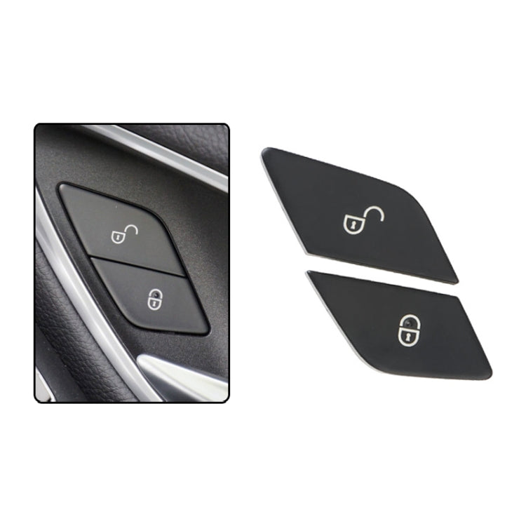 For Mercedes-Benz E-Class 2016-2021 Left Driving Car Right Side Door Lock Switch Buttons 2059055251(Black) - In Car by buy2fix | Online Shopping UK | buy2fix