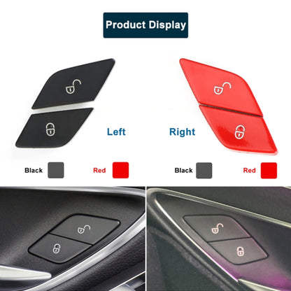 For Mercedes-Benz E-Class 2016-2021 Left Driving Car Right Side Door Lock Switch Buttons 2059055251(Red) - In Car by buy2fix | Online Shopping UK | buy2fix