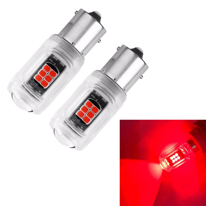 2pcs 1156 DC12V / 2.16W / 0.18A / 480LM Car LED Turn Signal Light(Red Light) - In Car by buy2fix | Online Shopping UK | buy2fix