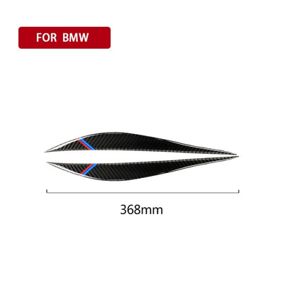 1 Pairs Three Color Carbon Fiber Car Lamp Eyebrow Decorative Sticker for BMW F30 2013-2015 -  by buy2fix | Online Shopping UK | buy2fix