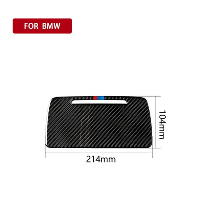 Three Color Carbon Fiber Car Storage Box Decorative Sticker for BMW 5 Series F10 2011-2017 -  by buy2fix | Online Shopping UK | buy2fix