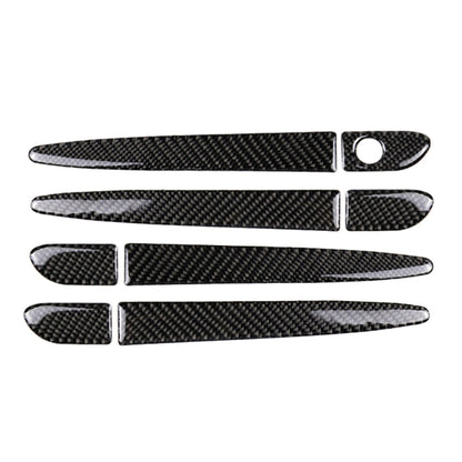 One Set Car Carbon Fiber Outside Door Handle without Smart Hole Decorative Sticker for Mazda CX-5 2017-2018, Left Drive -  by buy2fix | Online Shopping UK | buy2fix