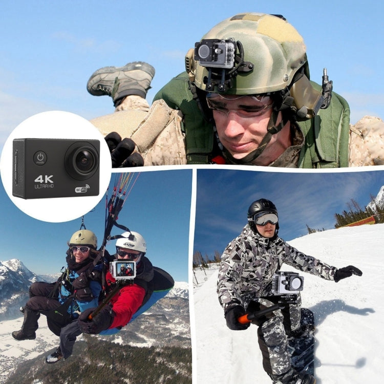 F60 2.0 inch Screen 170 Degrees Wide Angle WiFi Sport Action Camera Camcorder with Waterproof Housing Case, Support 64GB Micro SD Card(Blue) - DJI & GoPro Accessories by buy2fix | Online Shopping UK | buy2fix