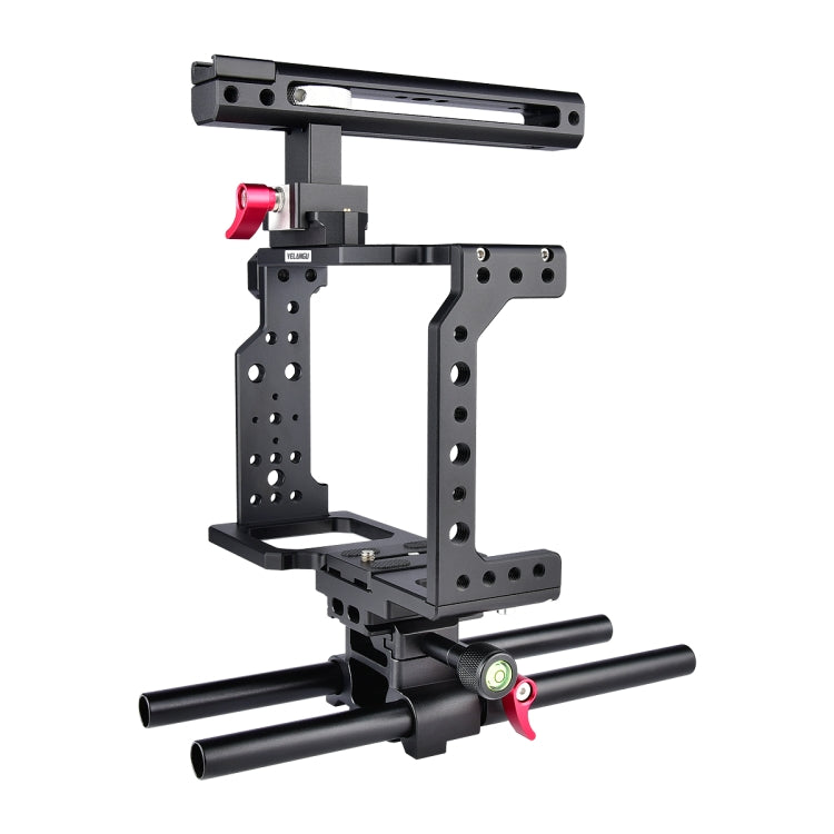 YELANGU C8 YLG0910 Handle Video Camera Cage Stabilizer(Black) - Camera Cage by YELANGU | Online Shopping UK | buy2fix