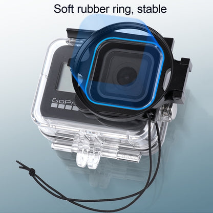 RUIGPRO for GoPro HERO8 58mm Filter Adapter Ring + Waterproof Case with Lens Cap - Waterproof Cases by RUIGPRO | Online Shopping UK | buy2fix