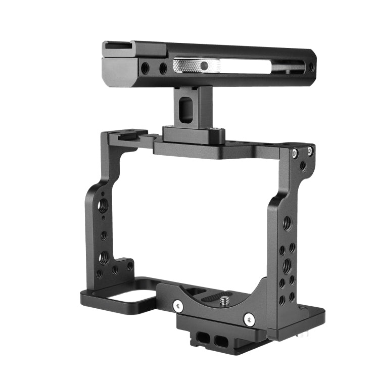 YELANGU C15-B YLG0711A-A Video Camera Cage Stabilizer with Handle for Nikon Z6 / Z7(Black) - Camera Cage by YELANGU | Online Shopping UK | buy2fix