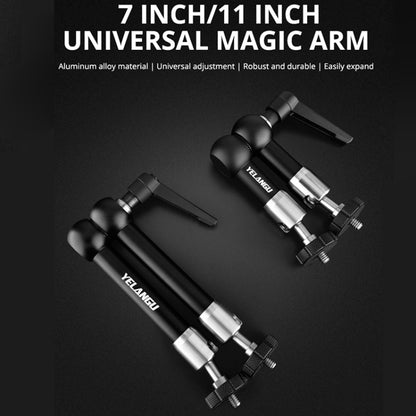 YELANGU 7 inch Adjustable Friction Articulating Magic Arm (Black) - Camera Gimbal by YELANGU | Online Shopping UK | buy2fix