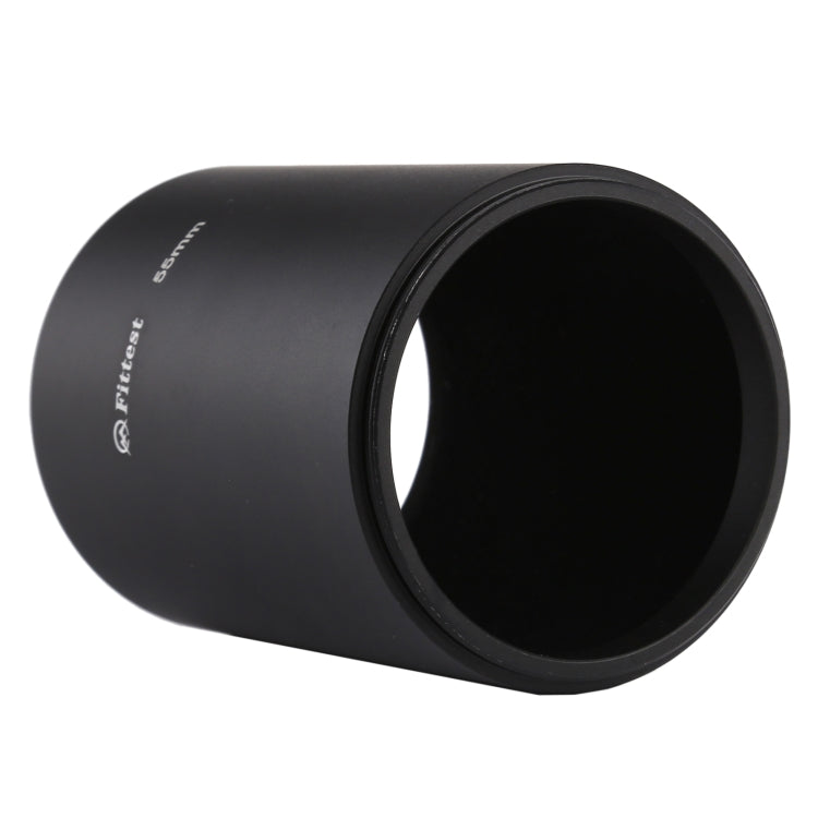 FITTEST 55mm Thread Type Straight Tube Full Metal Lens Hood Shade for Medium Telephoto Lens - Camera Accessories by FITTEST | Online Shopping UK | buy2fix