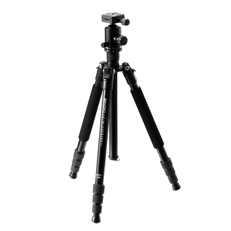 TRIOPO T258 Aluminum Alloy Tripod Monopod with D2 Ball Head (Black) - Tripods by TRIOPO | Online Shopping UK | buy2fix