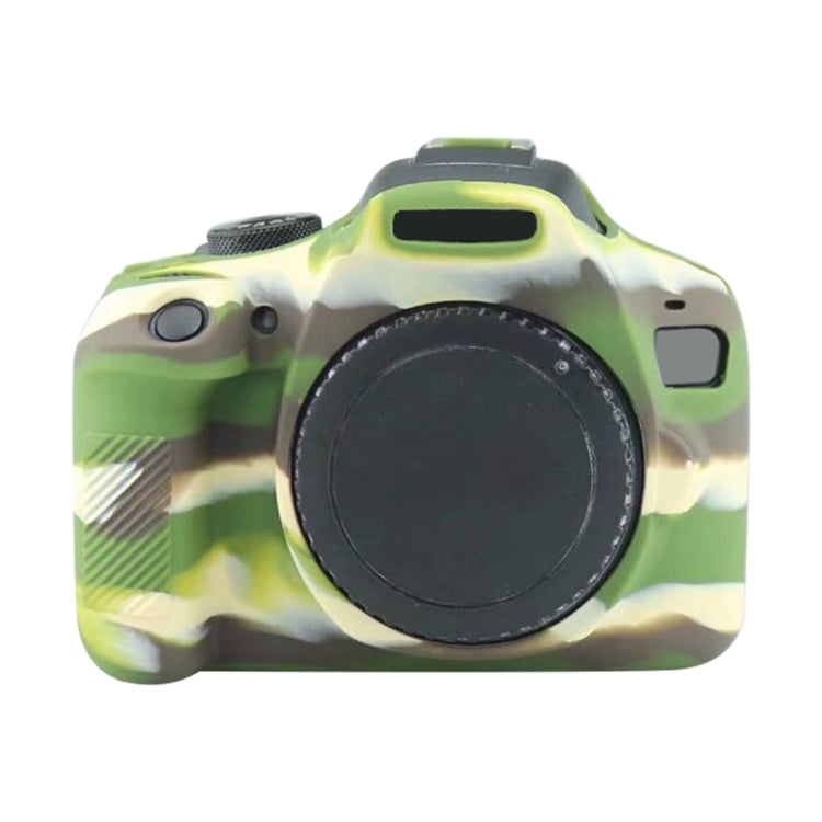 Soft Silicone Protective Case for Canon EOS 2000D (Camouflage) - Camera Accessories by buy2fix | Online Shopping UK | buy2fix