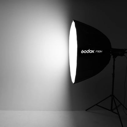 Godox P90H 90cm Deep Parabolic Softbox Reflector Diffuser Studio Light Box (Black) -  by Godox | Online Shopping UK | buy2fix