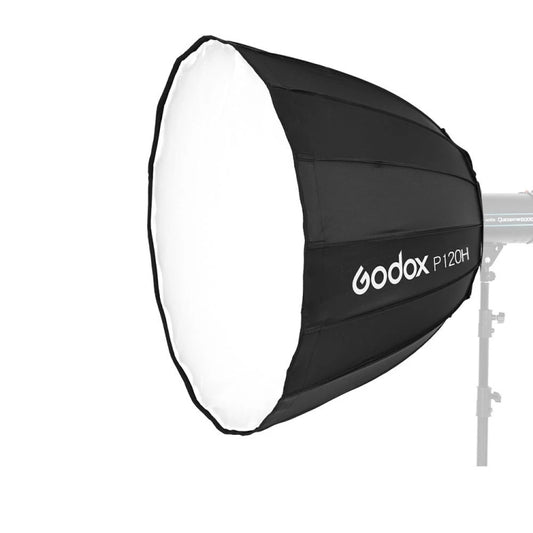 Godox P120H 120cm Deep Parabolic Softbox Reflector Diffuser Studio Light Box (Black) -  by Godox | Online Shopping UK | buy2fix