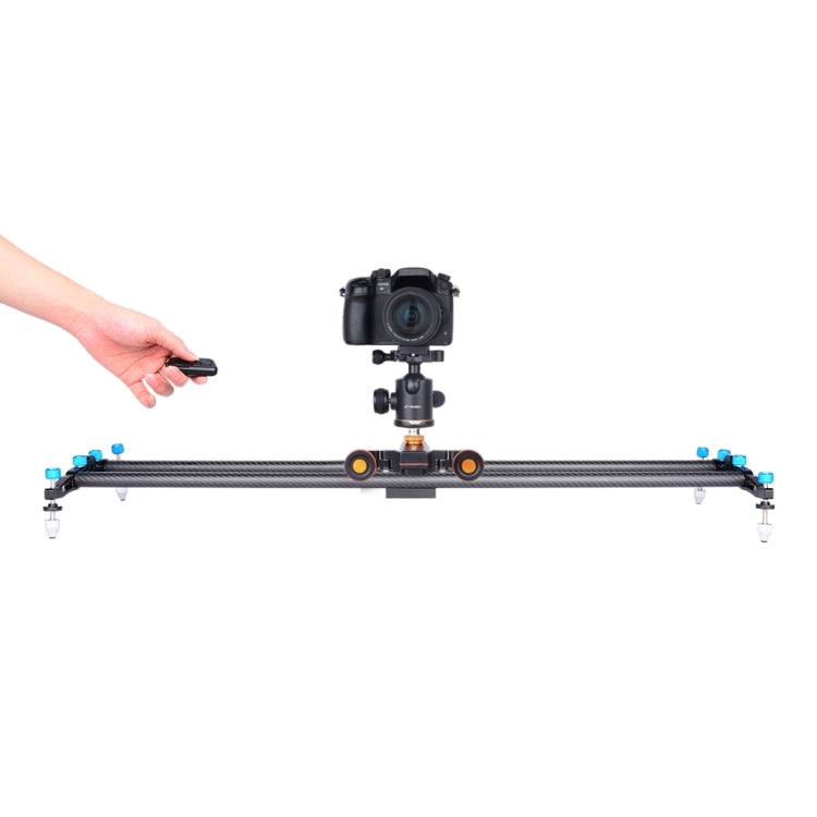 YELANGU L4X Camera Wheel Dolly II Electric Track Slider 3-Wheel Video Pulley Rolling Dolly Car with Remote Control for DSLR / Home DV Cameras, GoPro, Smartphones, Load: 3kg - Camera Accessories by YELANGU | Online Shopping UK | buy2fix