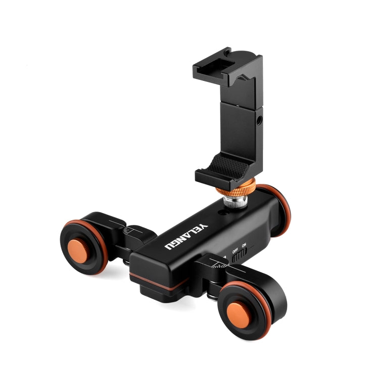 YELANGU L4X Camera Wheel Dolly + PC142 Phone Clamp with Remote, Load: 3kg - Camera Dolly by YELANGU | Online Shopping UK | buy2fix