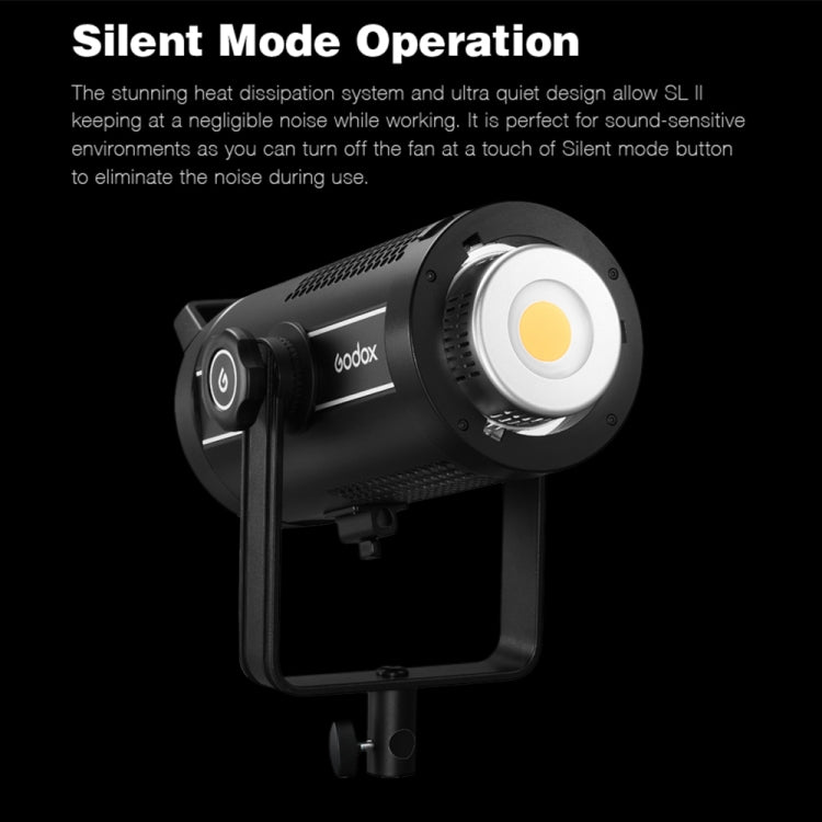 Godox SL200II 200W 5600K Daylight-balanced LED Light Studio Continuous Photo Video Light(AU Plug) - Shoe Mount Flashes by Godox | Online Shopping UK | buy2fix