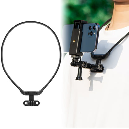 STARTRC Hands Free Lazy Wearable Neck Camera Holder FPV Vlog POV Mount (Black) - Holder by STARTRC | Online Shopping UK | buy2fix