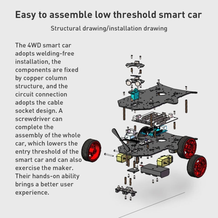 Yahboom STM32 4WD Smart Robot Car Bitbot - Others by YAHBOOM | Online Shopping UK | buy2fix