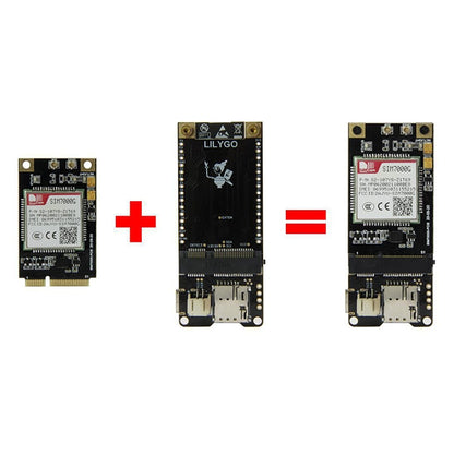 TTGO T-PCIE ESP32-WROVER-B AXP192 Chip WiFi Bluetooth Nano Card SIM Series Module Hardware Composable Development Board, SIM7600A-PCIE - Module by TTGO | Online Shopping UK | buy2fix