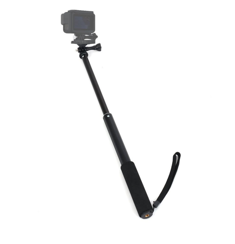 Universal Aluminum Alloy Selfie Stick with Adapter, Length: 31cm-103cm(Black) - DJI & GoPro Accessories by buy2fix | Online Shopping UK | buy2fix