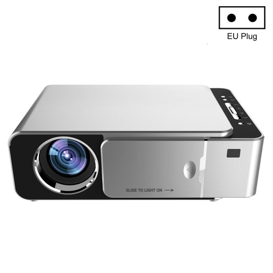 T6 3500ANSI Lumens 1080P LCD Mini Theater Projector, Standard Version, UK Plug(Silver) - Consumer Electronics by buy2fix | Online Shopping UK | buy2fix