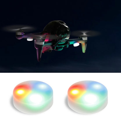 RCSTQ 2 PCS Three-Color Strobe LED Light Night Light Flashing Light for DJI FPV - DJI & GoPro Accessories by RCSTQ | Online Shopping UK | buy2fix