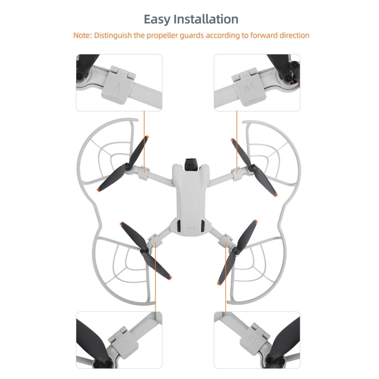 For DJI Mini 3 Sunnylife Drone Propeller Protective Guard Anti-collision Ring (Grey) - Other by Sunnylife | Online Shopping UK | buy2fix