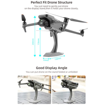 For DJI Mavic 3 / Mavic 2 / Mavic Pro Sunnylife ZJ566 Drone Bracket Desktop Display Stand (Grey) - DJI & GoPro Accessories by Sunnylife | Online Shopping UK | buy2fix