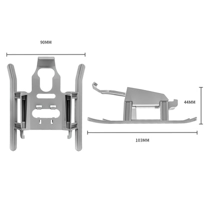 For DJI Mini 4 Pro STARTRC Folding Anti-fall Anti-dirt Heightened Landing Gear Training Rack (Grey) - Other by STARTRC | Online Shopping UK | buy2fix