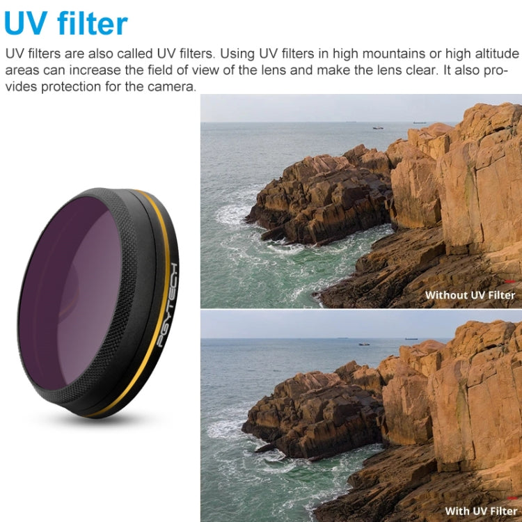 PGYTECH X4S-MRC UV Gold-edge Lens Filter for DJI Inspire 2 / X4S Gimbal Camera Drone Accessories -  by PGYTECH | Online Shopping UK | buy2fix