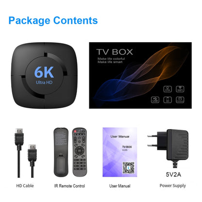 6K UHD Smart TV Box, Android 10.0, Allwinner H616 Quad Core, 2GB+8GB, AU Plug - Consumer Electronics by buy2fix | Online Shopping UK | buy2fix